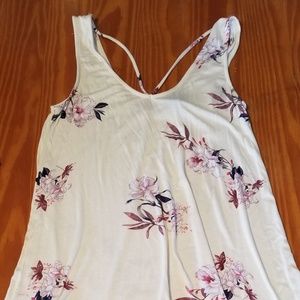 Floral Off-White Dress